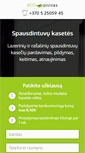 Mobile Screenshot of ecoprintas.lt